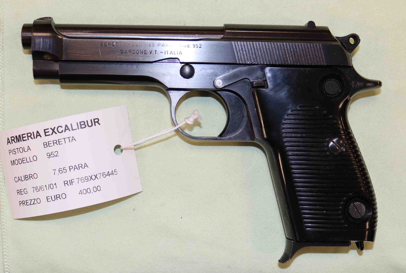 Pistola Beretta Modello 952 Calibro 7.65 Para