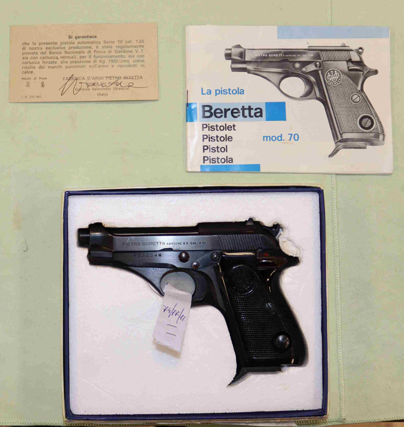 Pistola Beretta Modello 70 Calibro 7.65