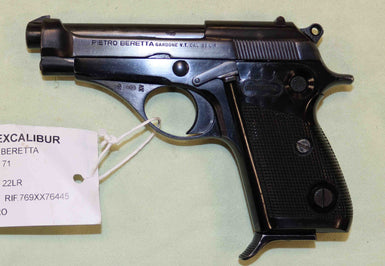 Pistola Beretta Modello 71 Calibro 22 LR