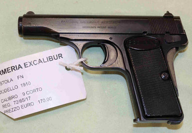 Pistola FN Browning Modello 1910 Calibro 9 Corto