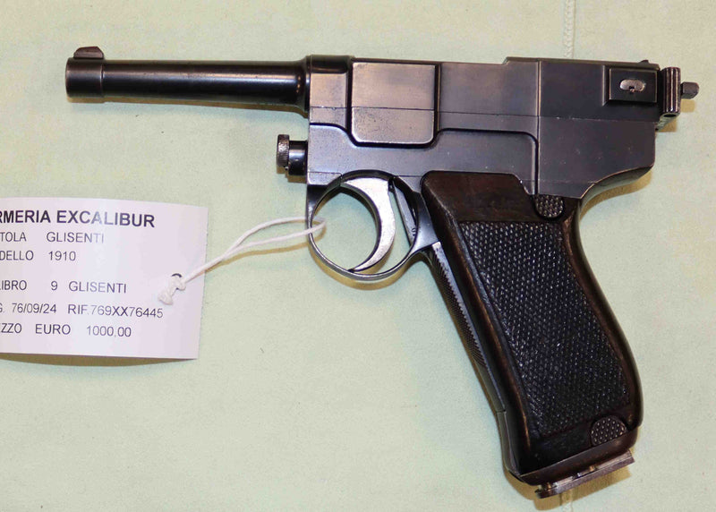 Pistola Glisenti Modello 1910 Calibro 9 Glisenti