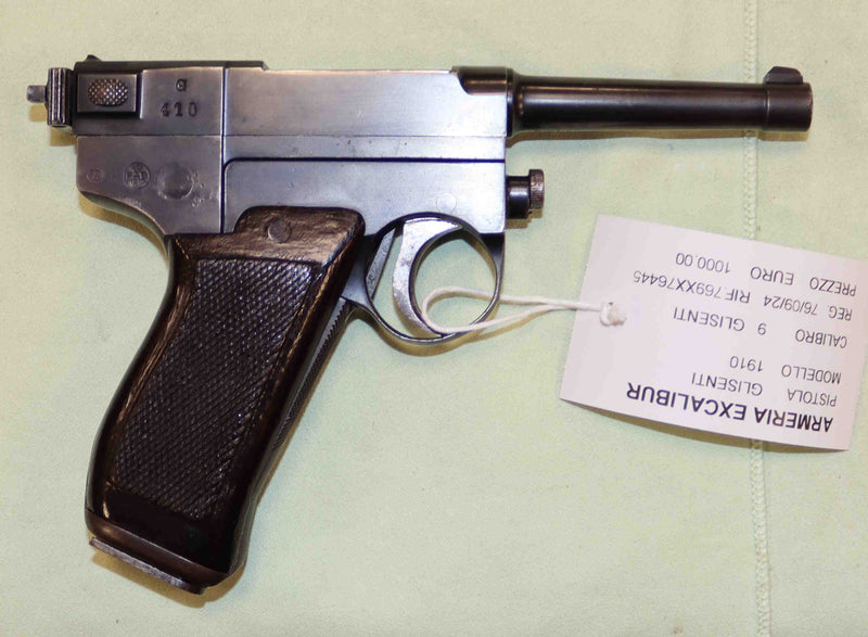 Pistola Glisenti Modello 1910 Calibro 9 Glisenti