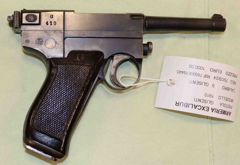 Pistola Glisenti Modello 1910 Calibro 9 Glisenti