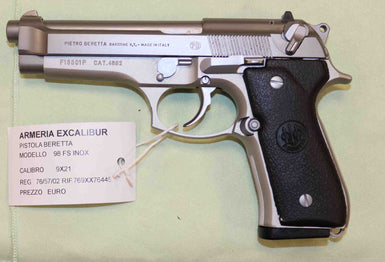 Pistola Beretta Modello 98 FS Inox Calibro 9X21