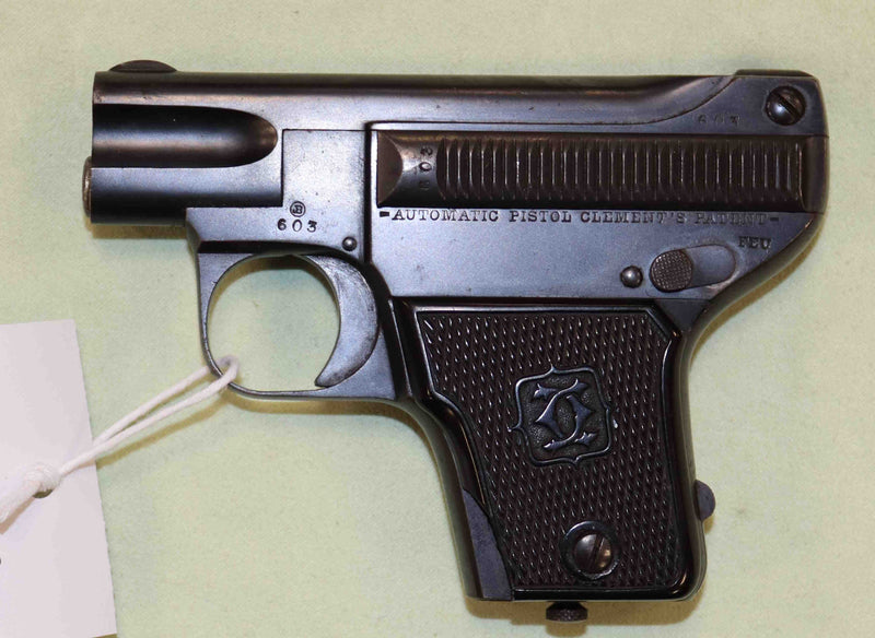 Pistola Clement Modello 1907 Calibro 6.35