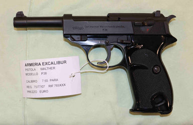 Pistola Walther Modello P38 Calibro 7.65 Para