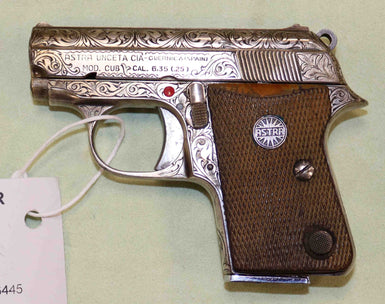 Pistola Astra Modello Cub Incisa Calibro 6.35