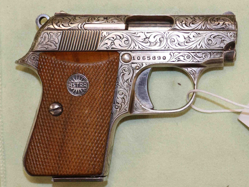 Pistola Astra Modello Cub Incisa Calibro 6.35