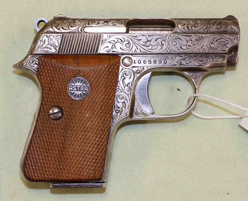 Pistola Astra Modello Cub Incisa Calibro 6.35