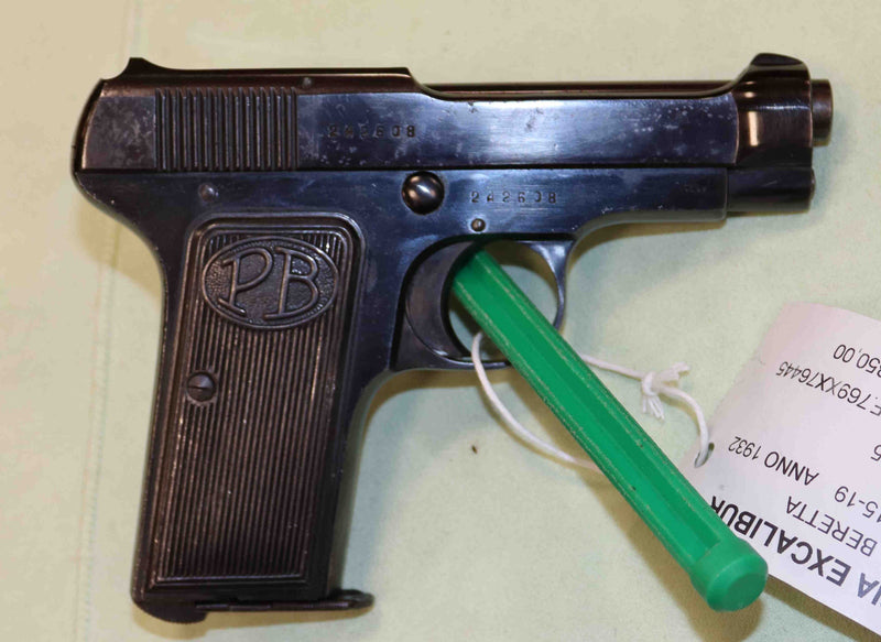 Pistola Beretta  Modello 1915-19 del 1932 Calibro 7.65