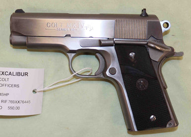 Pistola Colt Modello Officers Inox Calibro 45 HP