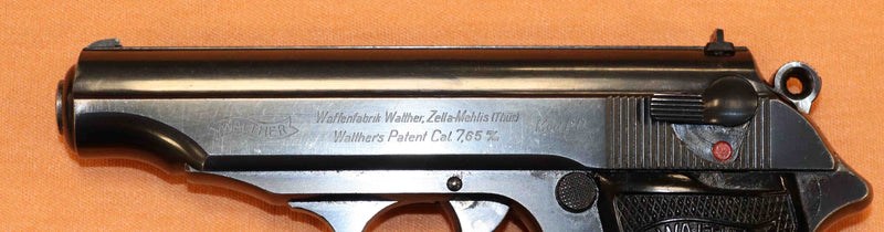 Pistola Walther - Zella Mehlis Modello PP Calibro 7.65 del 1940