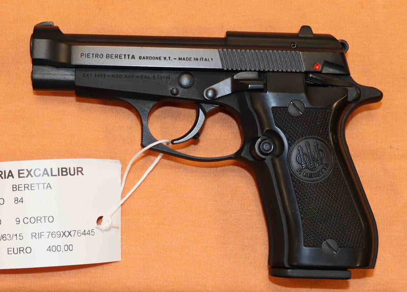 Pistola Beretta Modello 84F Calibro 9X17