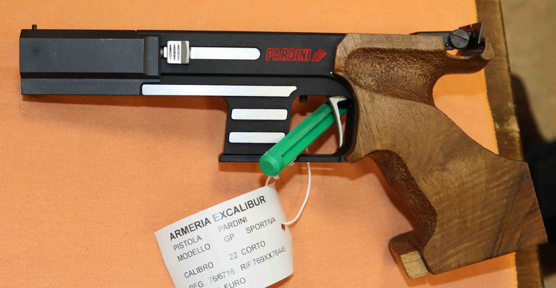 Pistola Pardini Modello GP Calibro 22 Corto