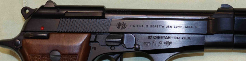 Pistola Beretta Modello 87 Long Barrel Calibro 22 LR