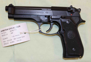 Pistola Beretta Modello 98 F Calibro 7.65 Para