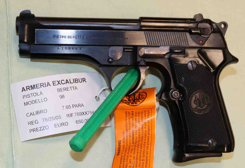 Pistola Beretta Modello 98 Compact Calibro 7.65 Para