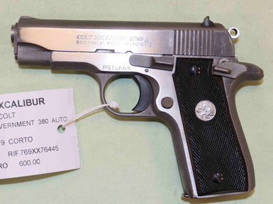 Pistola Colt Modello Government 380 Calibro 9 Corto