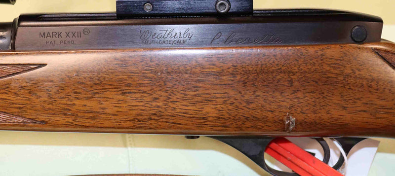 Carabina Weatherby Modello Mark XXII Calibro 22LR con Ottica