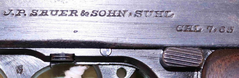 Pistola Sauer & Sohn Modello 38h Calibro 7.65