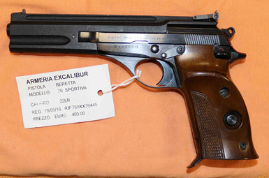 Pistola Beretta Modello 76 Calibro 22 LR Sportiva