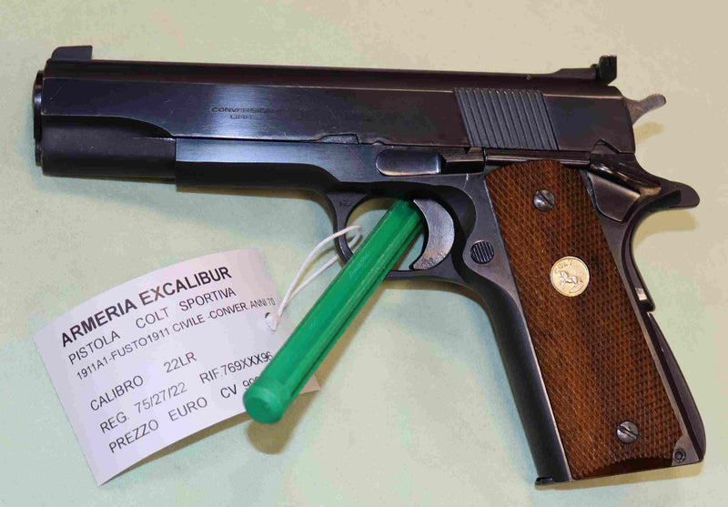 Pistola Colt Modello 1911A1 Calibro 22LR Sportiva