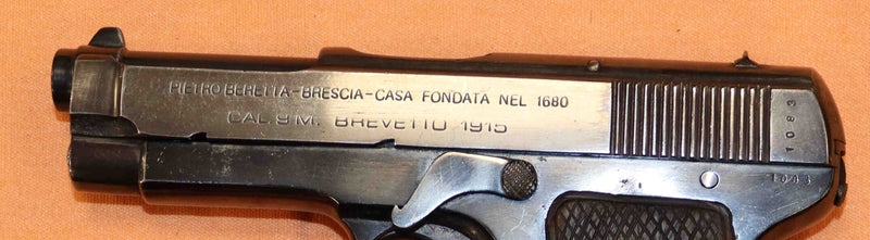 Pistola Beretta Modello 1915 Calibro 9 Glisenti