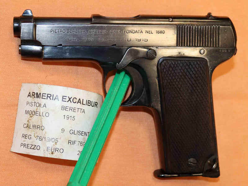 Pistola Beretta Modello 1915 Calibro 9 Glisenti