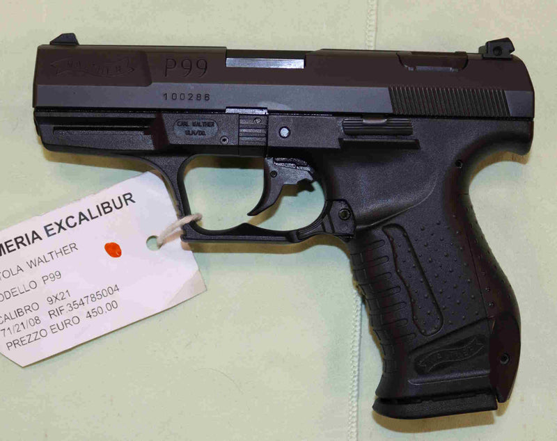 Pistola Walther Modello P99 Calibro 9X21