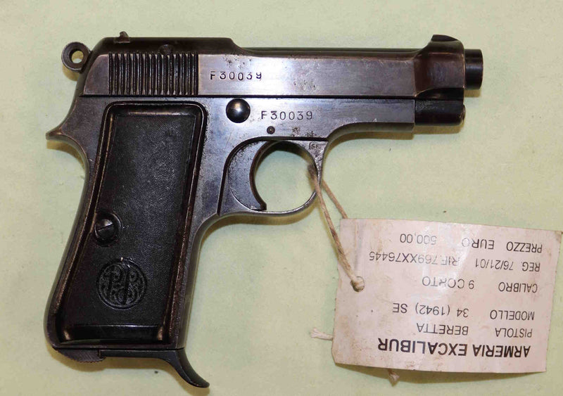 Pistola Beretta Modello 1934 (1942) SE Calibro 9 Corto