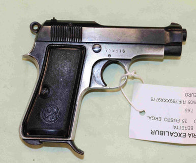 Pistola Beretta Modello 1935 Fusto in Ergal Calibro 7.65