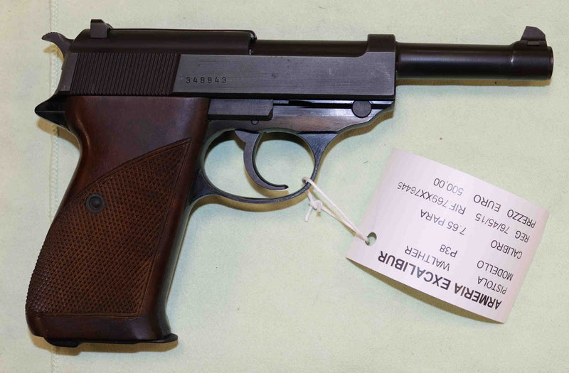 Pistola Walther Modello P38 Calibro 7.65 Para