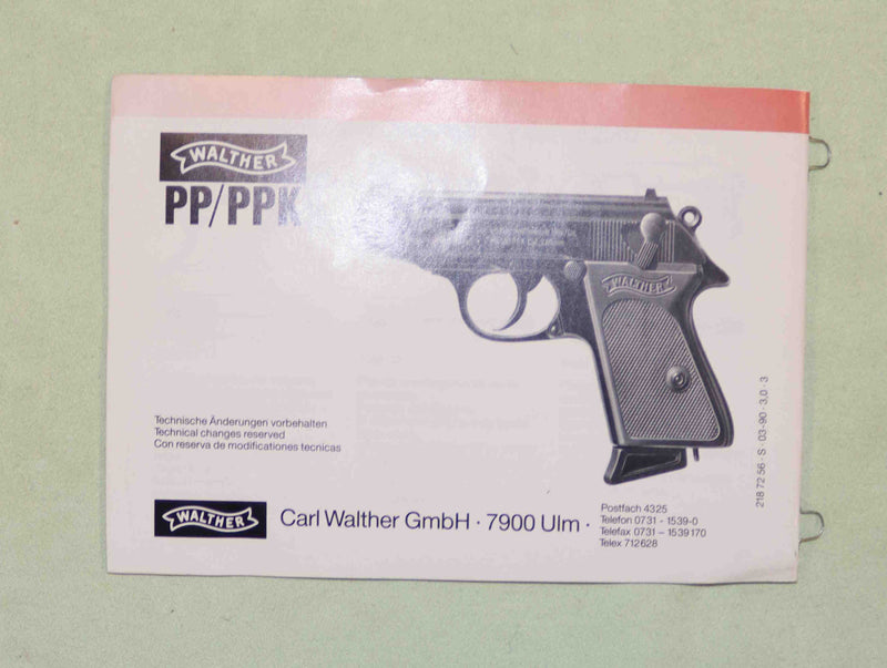 Pistola Walther - Interarms Modello PPKS Calibro 9X17