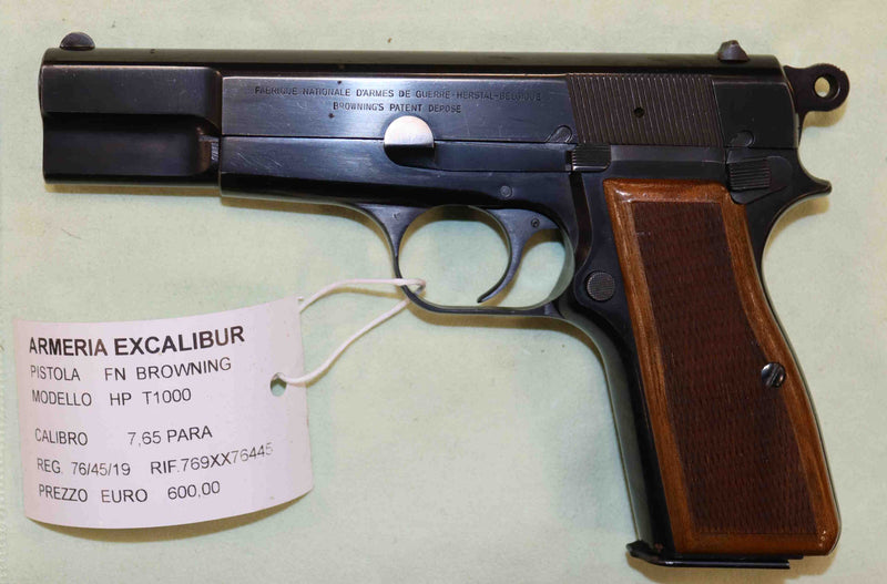 Pistola FN Browning HP 35 T1000 Calibro 7.65 Para