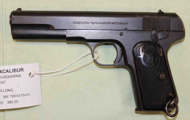 Pistola Husqvarna Modello 1907 Calibro 9 Long