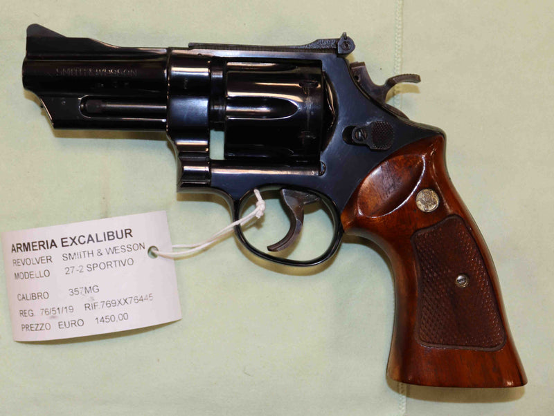 Revolver Smith & Wesson Modello 27 Calibro 357MG Sportivo