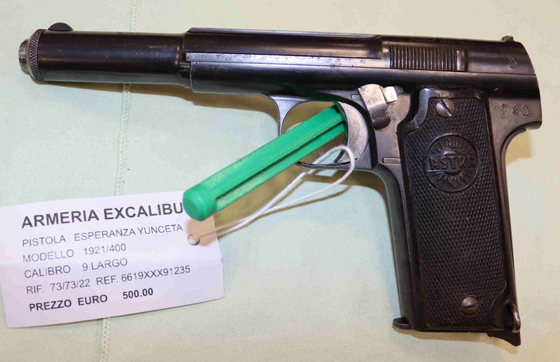 Pistola Esperanza Y Unceta Modello 400 Calibro 9 Largo