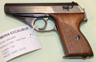 Pistola Mauser Modello HSC del 1943/44 Calibro 7.65