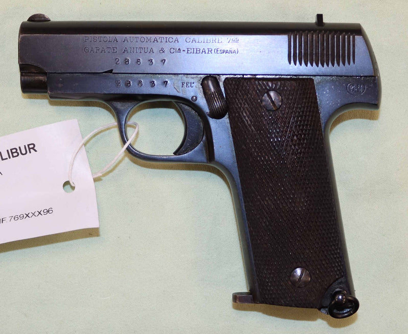 Pistola Anitua Calibro 7.65