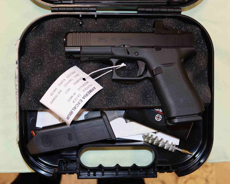 Pistola Glock Modello 48 Mos Fs Calibro 9X21