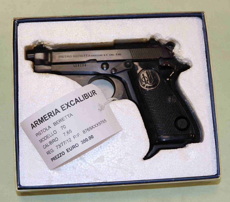 Pistola Beretta Modello 70 Fusto in Lega Calibro 7.65