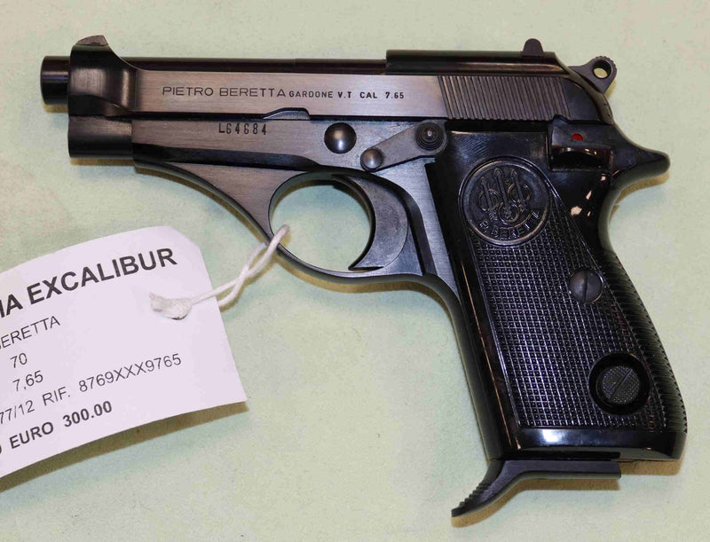 Pistola Beretta Modello 70 Fusto in Lega Calibro 7.65