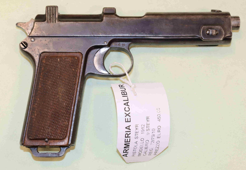 Pistola Steyr 1912 Calibro 9 Steyr