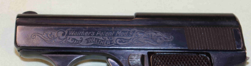 Pistola Walther Zella-Mehlis Modello 9 Calibro 6.35