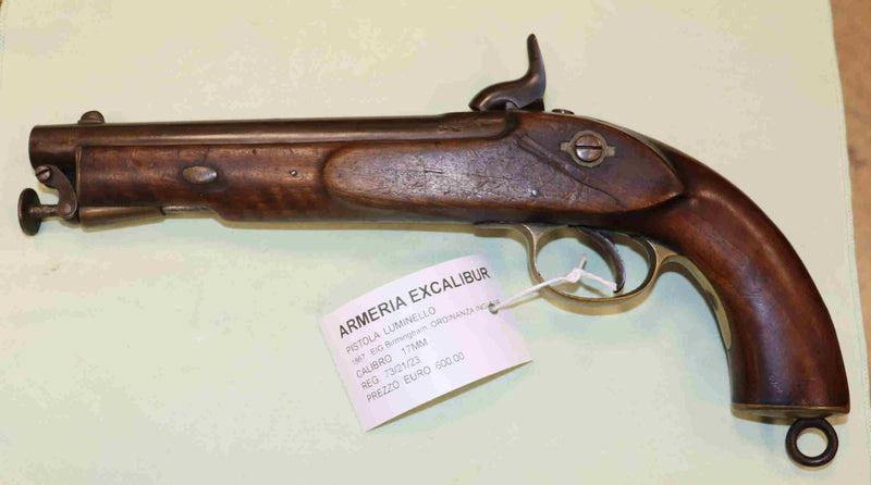 Pistola Avancarica Birminngham 1867 EIG Calibro 17 MM