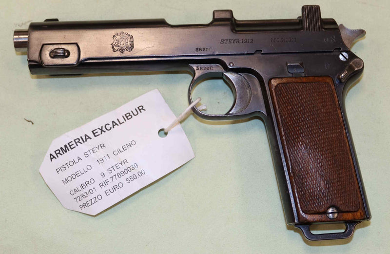 Pistola Steyr 1911 Cilena Calibro 9 Steyr