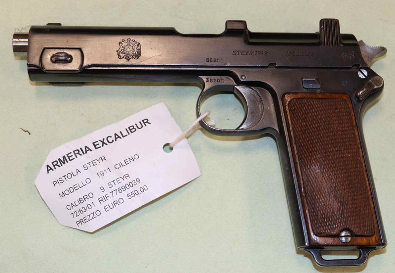 Pistola Steyr 1911 Cilena Calibro 9 Steyr