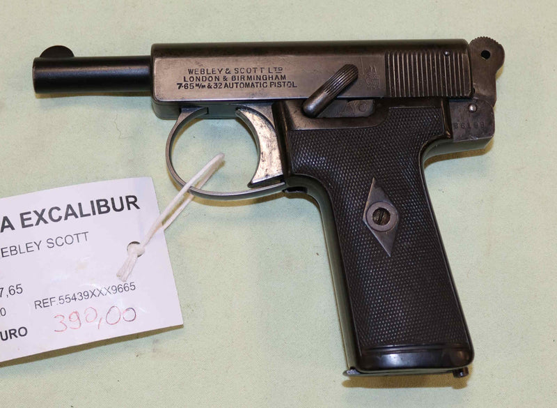 Pistola Webley 1906 Calibro 7.65