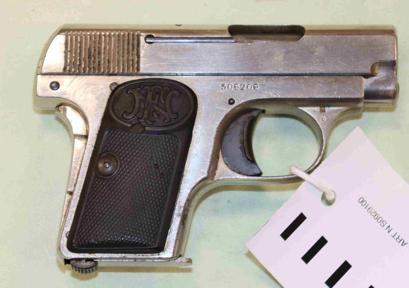 Pistola FN Browning 1906 Nickel Calibro 6.35