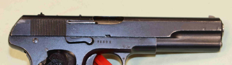 Pistola Husqvarna modello 1907 calibro 9 Long